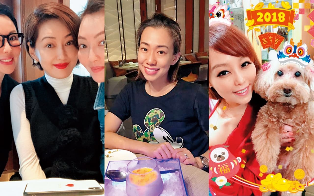 右起小蜜桃、吳辰君和孟廣美。（左圖翻攝自小蜜桃臉書、中圖翻攝自吳辰君臉書、右圖翻攝自毛賽男微博）