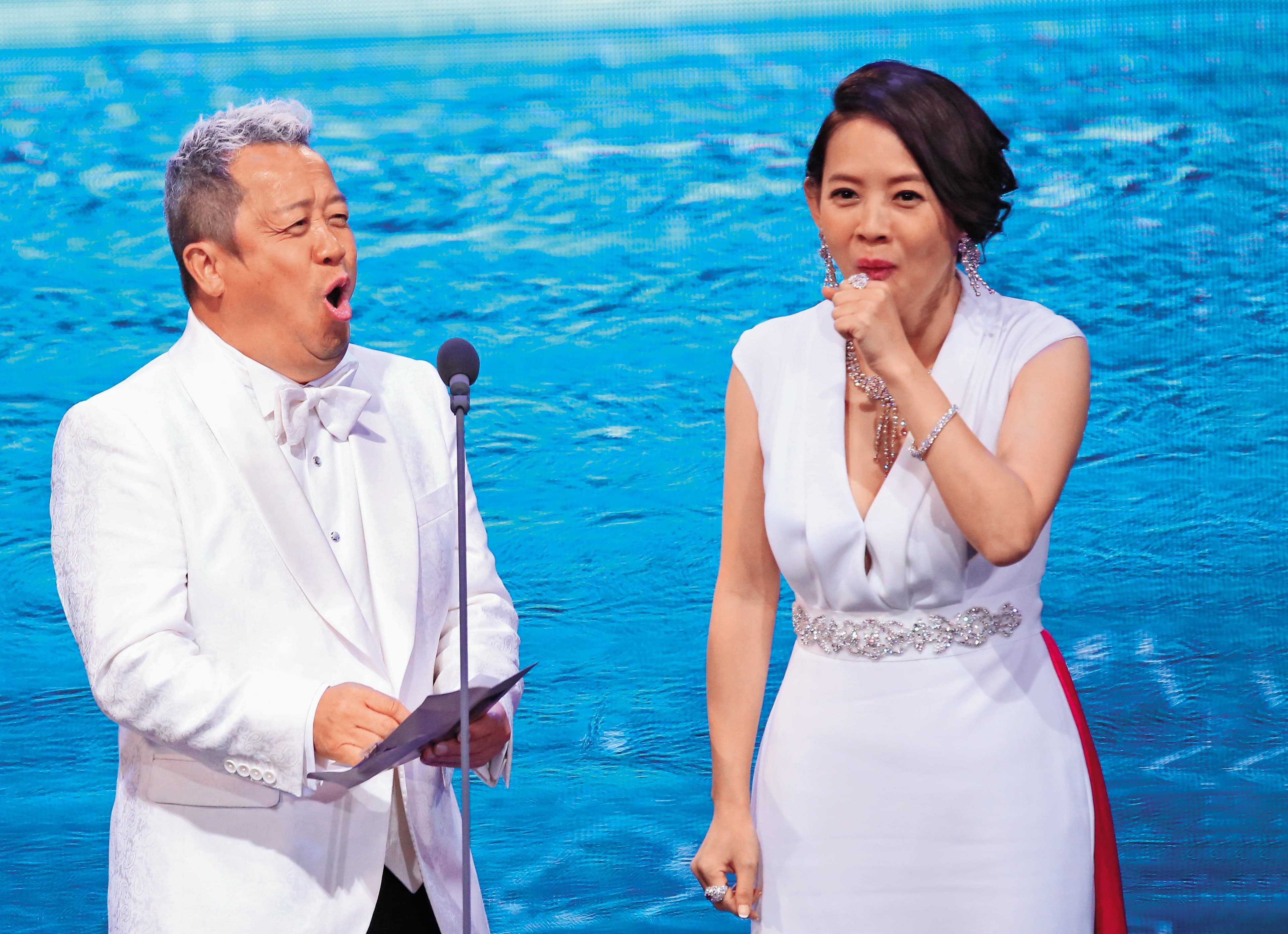 曾志偉（左）和曾寶儀（右）是演藝圈知名父女檔，外界邀約頻頻，想讓父女合體上節目。