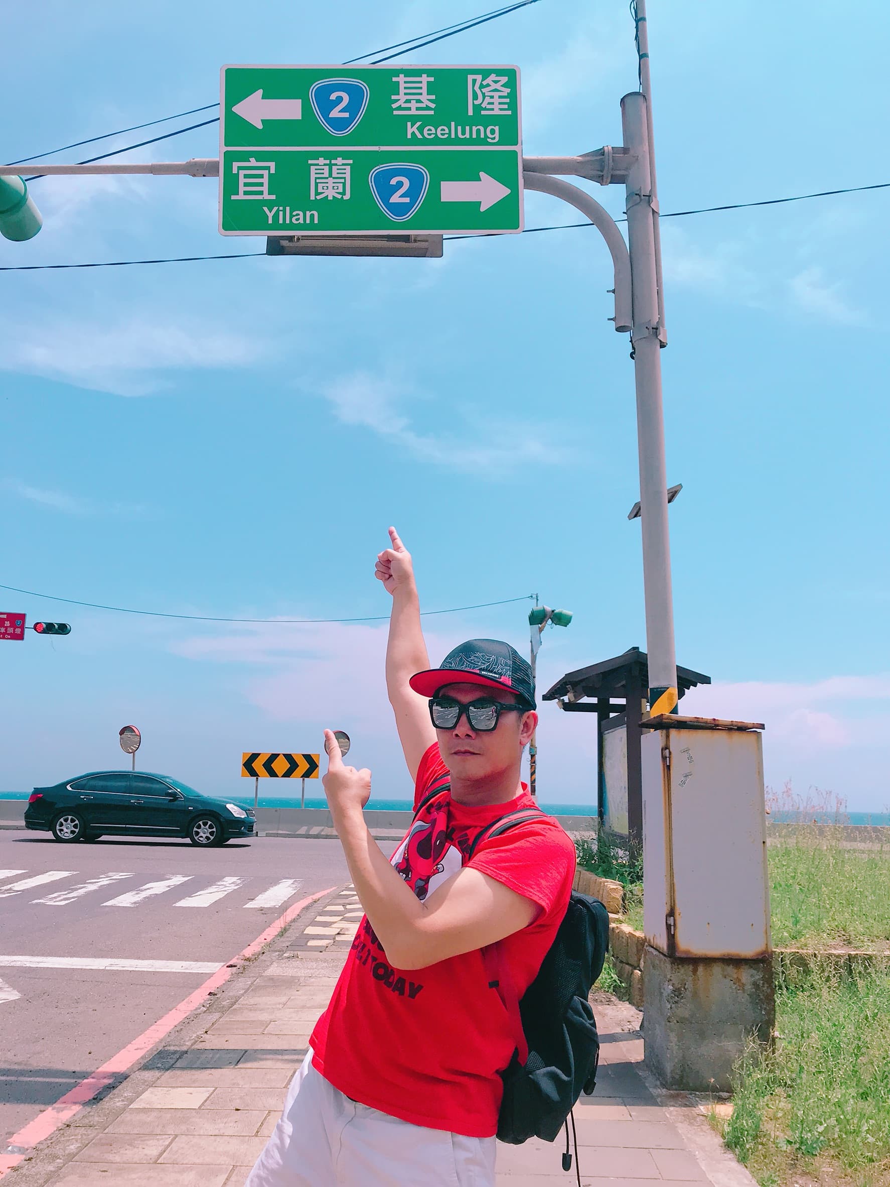 錢小豪對來台灣環島做公益很期待。（紅心字會提供 ）