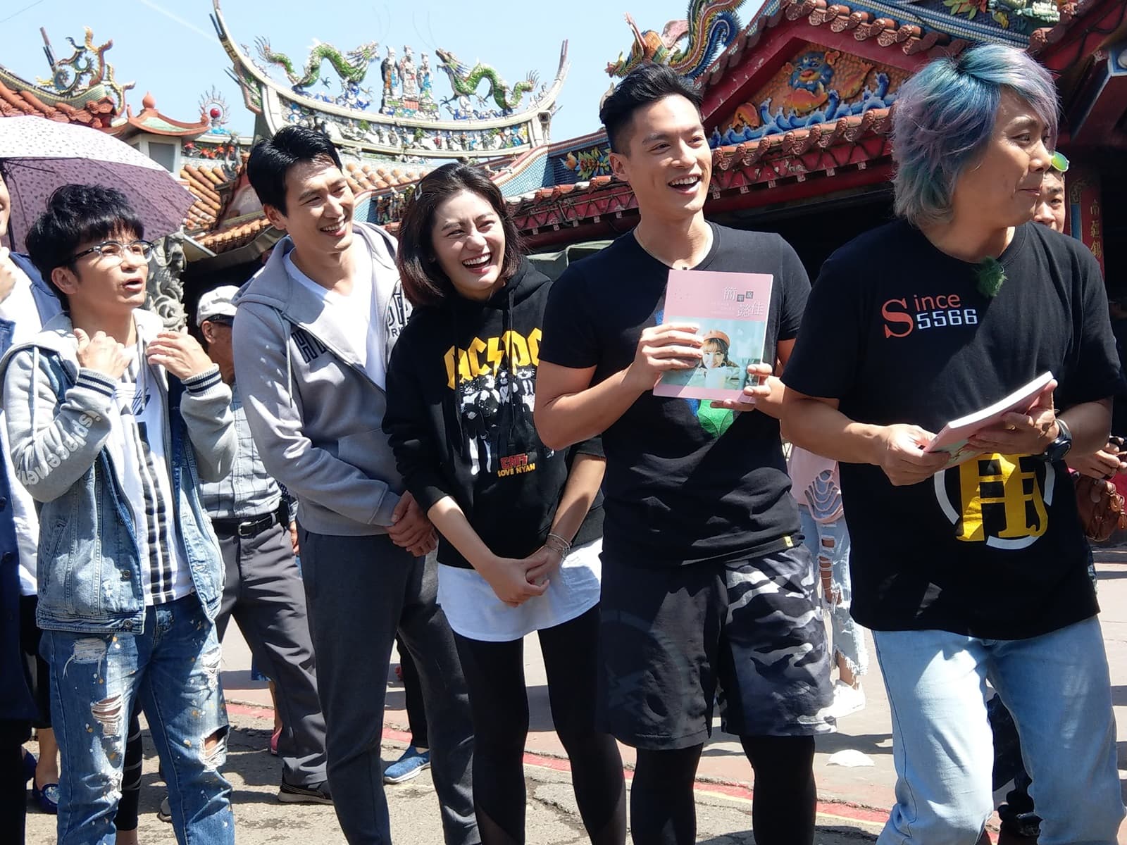 本週《飢餓遊戲》唐從聖、邵翔、小蠻一起上節目，紹蠻CP《飢餓》初體驗，兩人不斷放閃，閃瞎眾人！（中視提供）