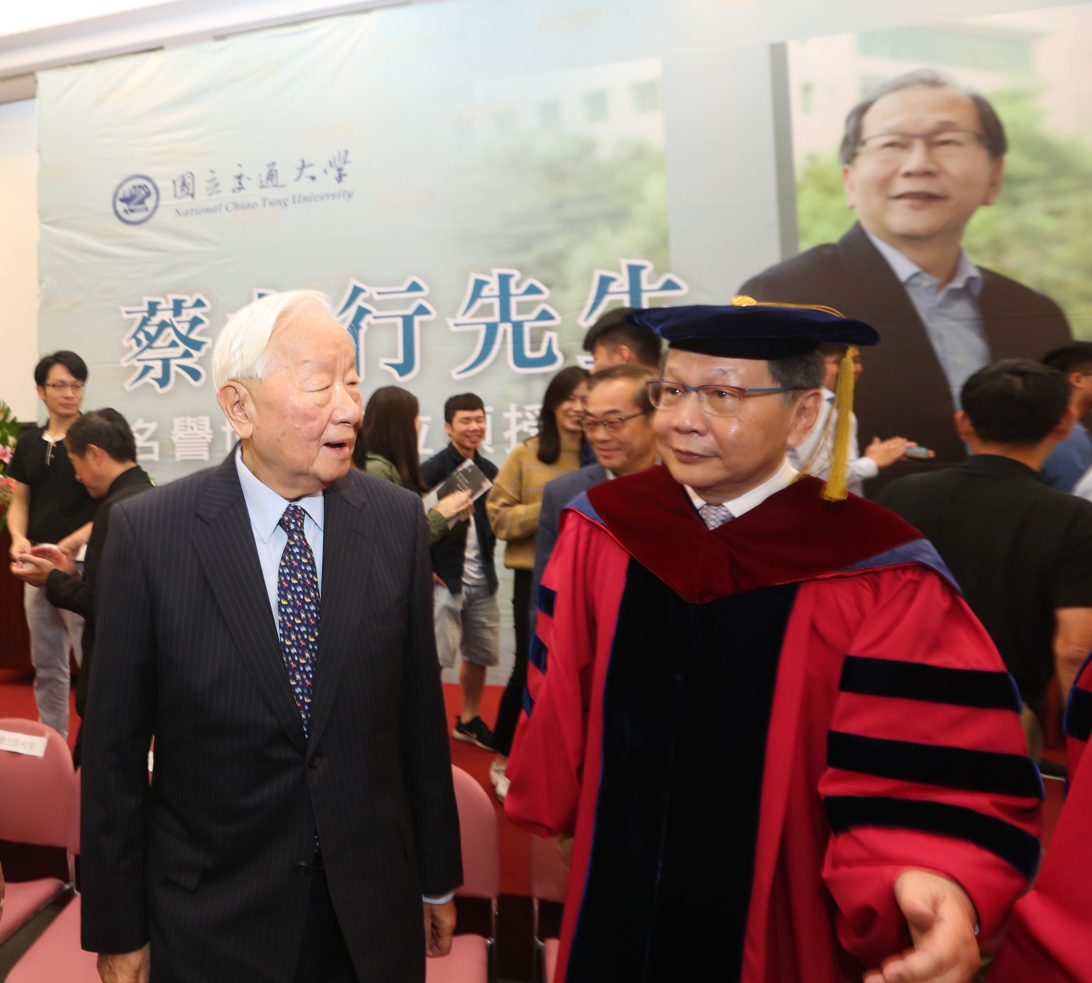 張忠謀認為，這次蔡力行獲頒名譽博士是實至名歸。
