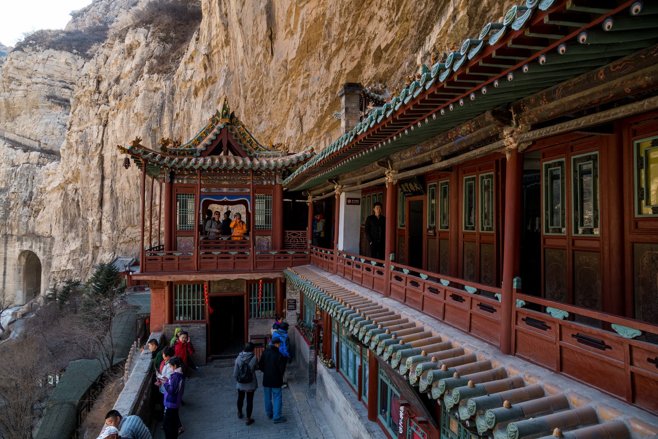 懸空寺宛若建於半空中的仙人樓閣。