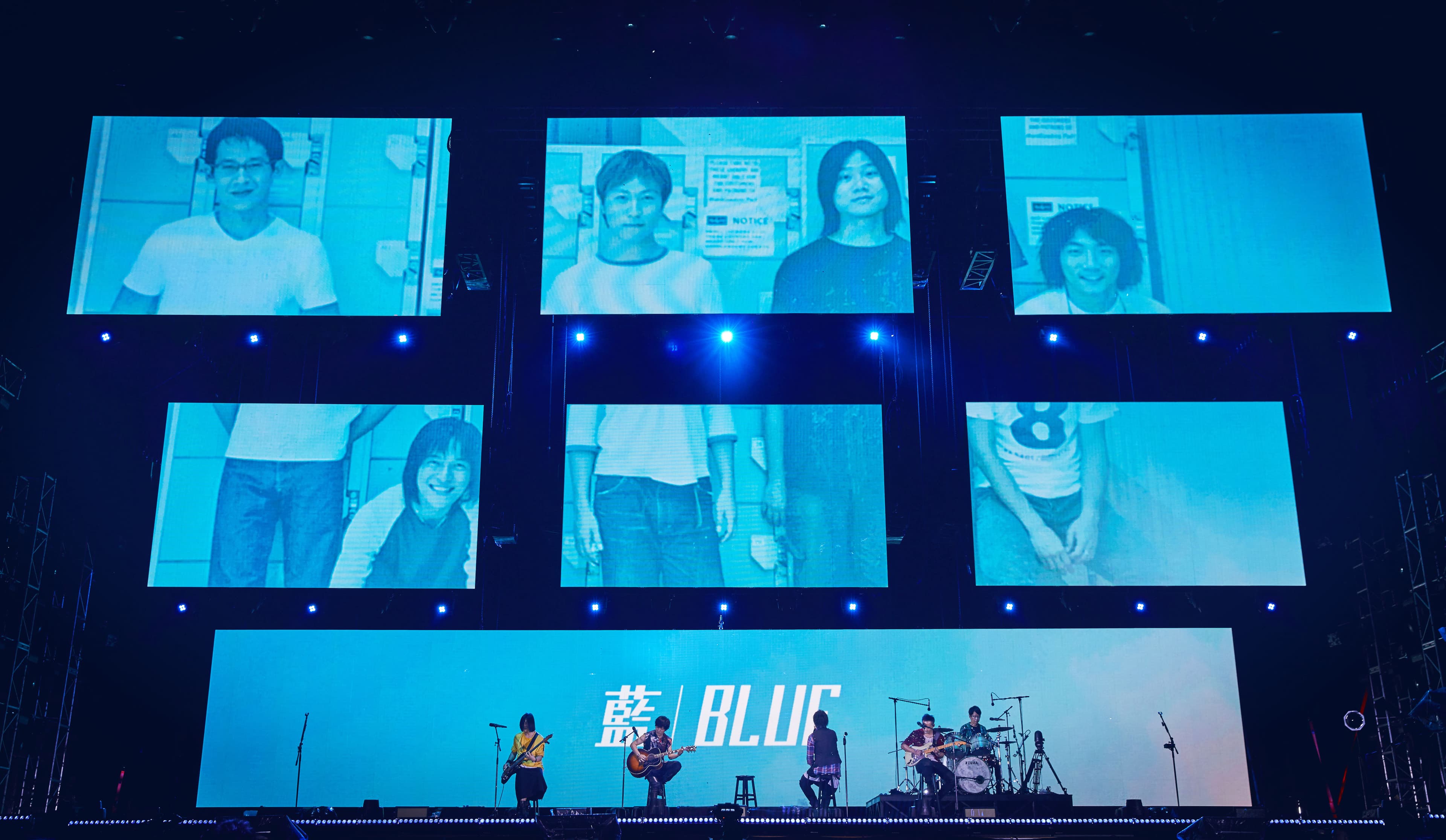 「Mayday 2019 Just Rock It!!!“藍 | BLUE”」用復刻曲目，搭配全新內容，帶領樂迷回到五月天剛出道的那幾年。（相信音樂提供）