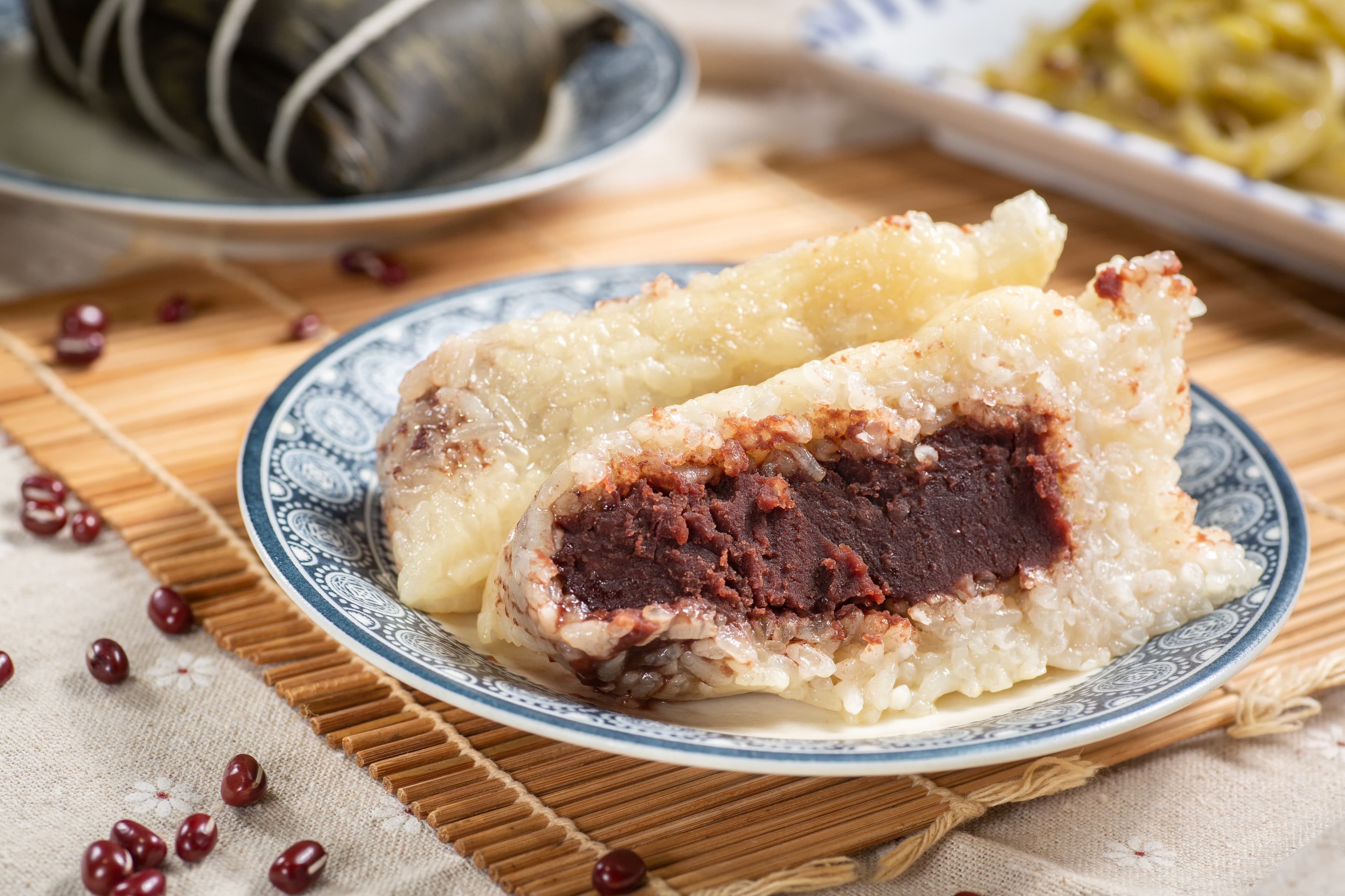 「湖州豆沙粽」是端午季節限定，僅提供訂購，不能內用。（60 元／顆）