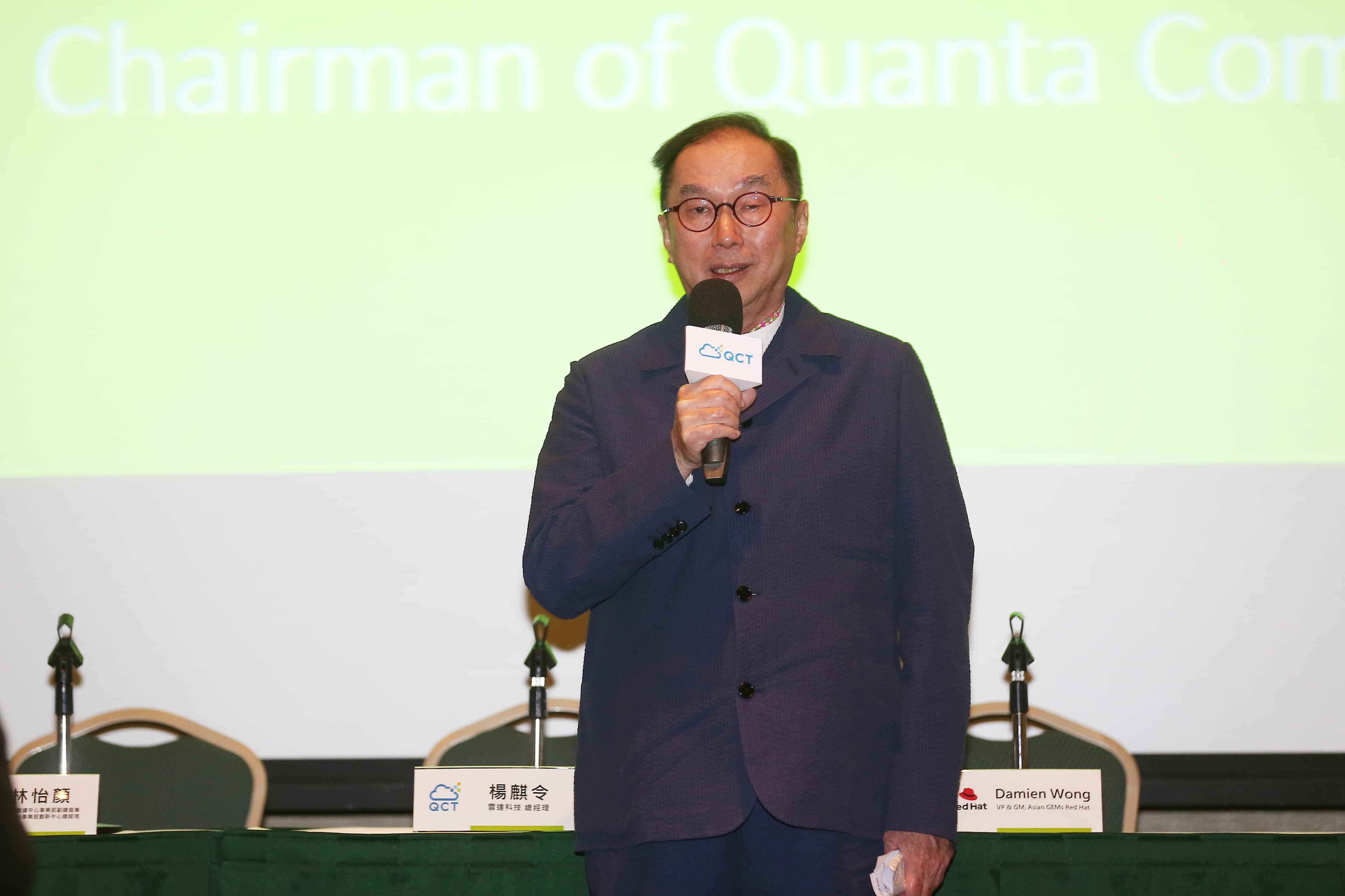 林百里強調，號召過去的合作夥伴，持續一起衝刺AI和5G商機。