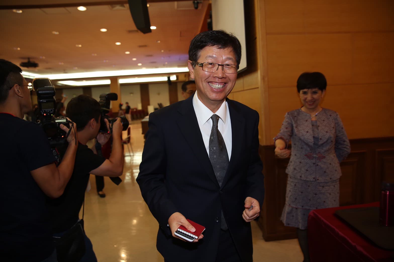 劉揚偉強調，郭台銘參與決策的程度，要看選戰發展而定。