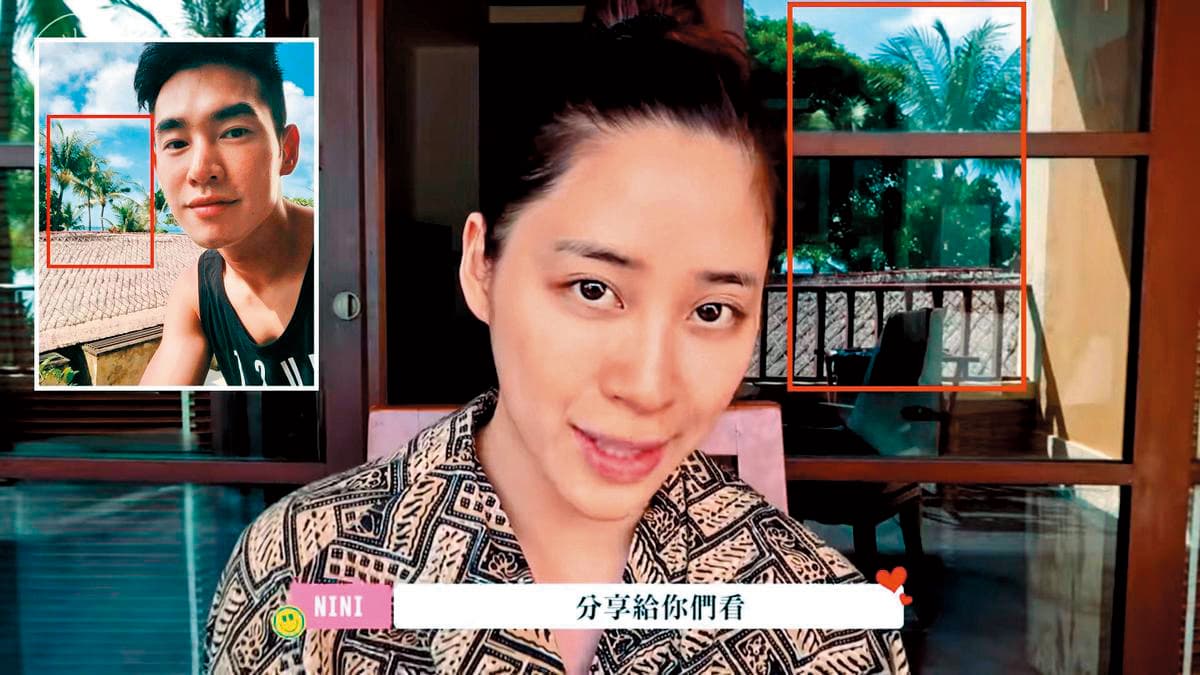 歐陽妮妮拍攝戲劇《腦波小姐》期間移情別戀，愛上男主角張書豪。（翻攝自歐陽妮妮IG）