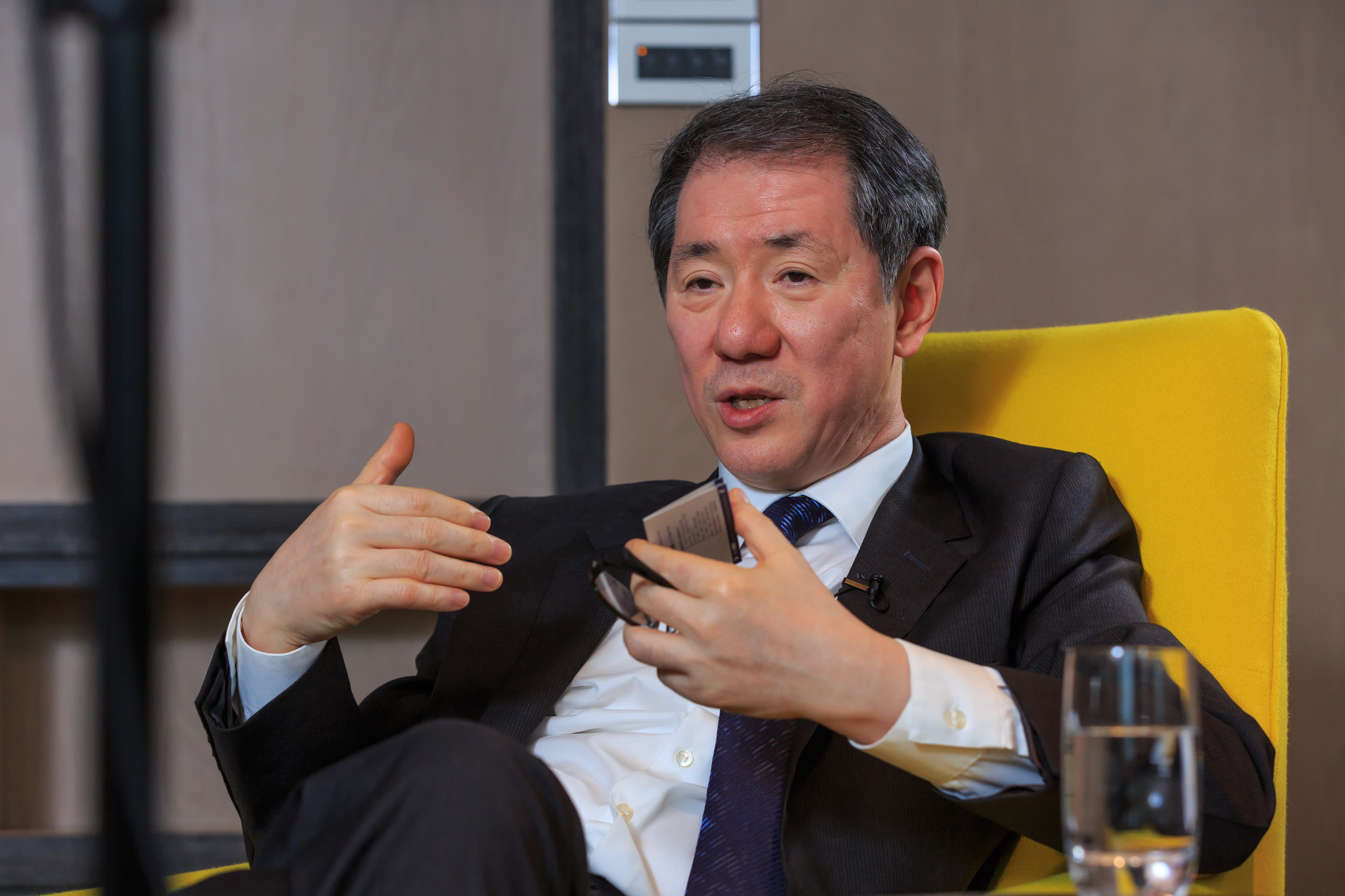 投審會認為南海控股與中國大陸市場淵源及關聯極深，易受大陸政策影響。圖為南海控股集團主席于品海。