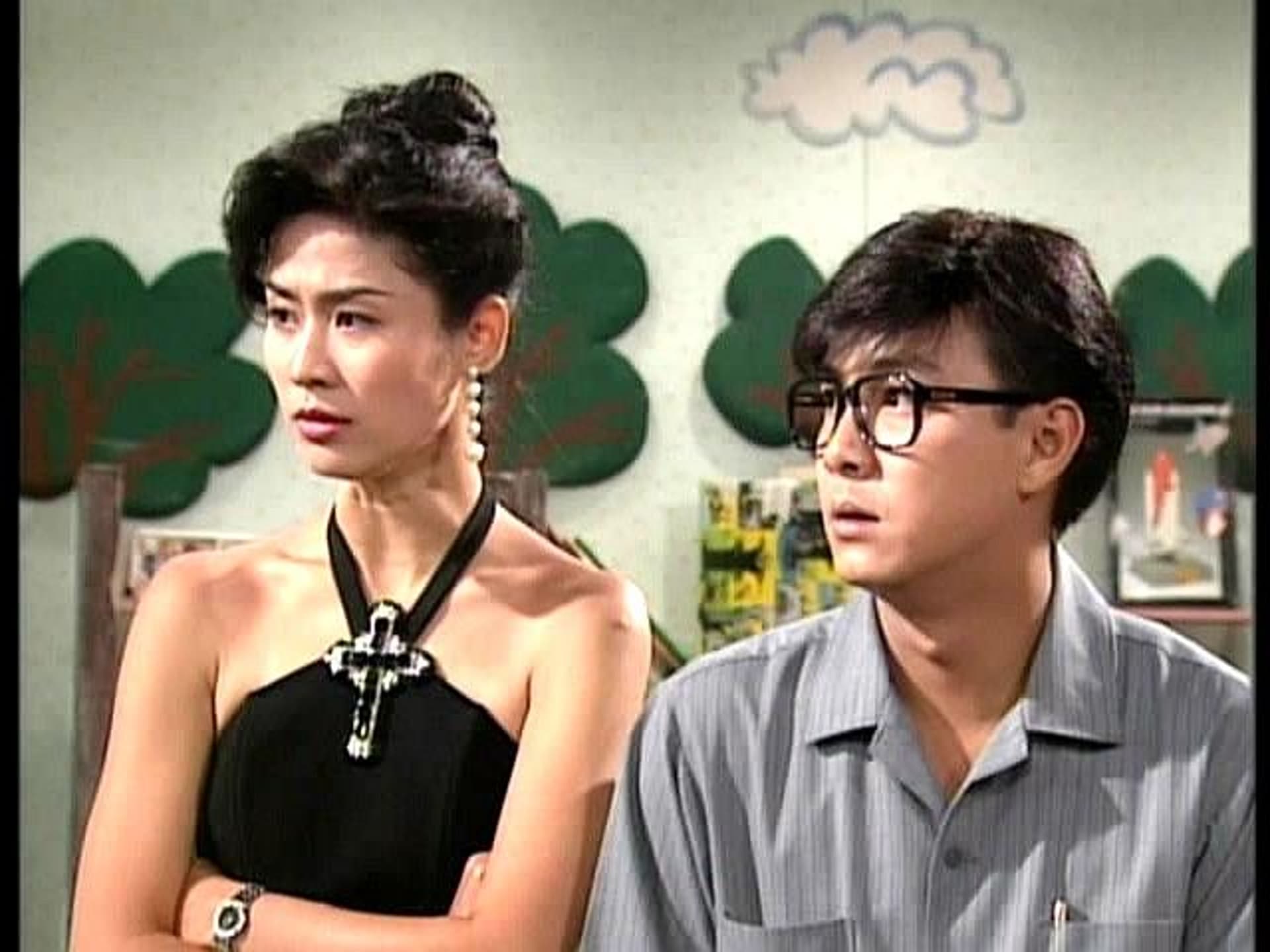 宣萱一直以來多交往圈外男友，但她與張衛健一段2年的戀情卻深入人心。（翻攝自電視畫面）
