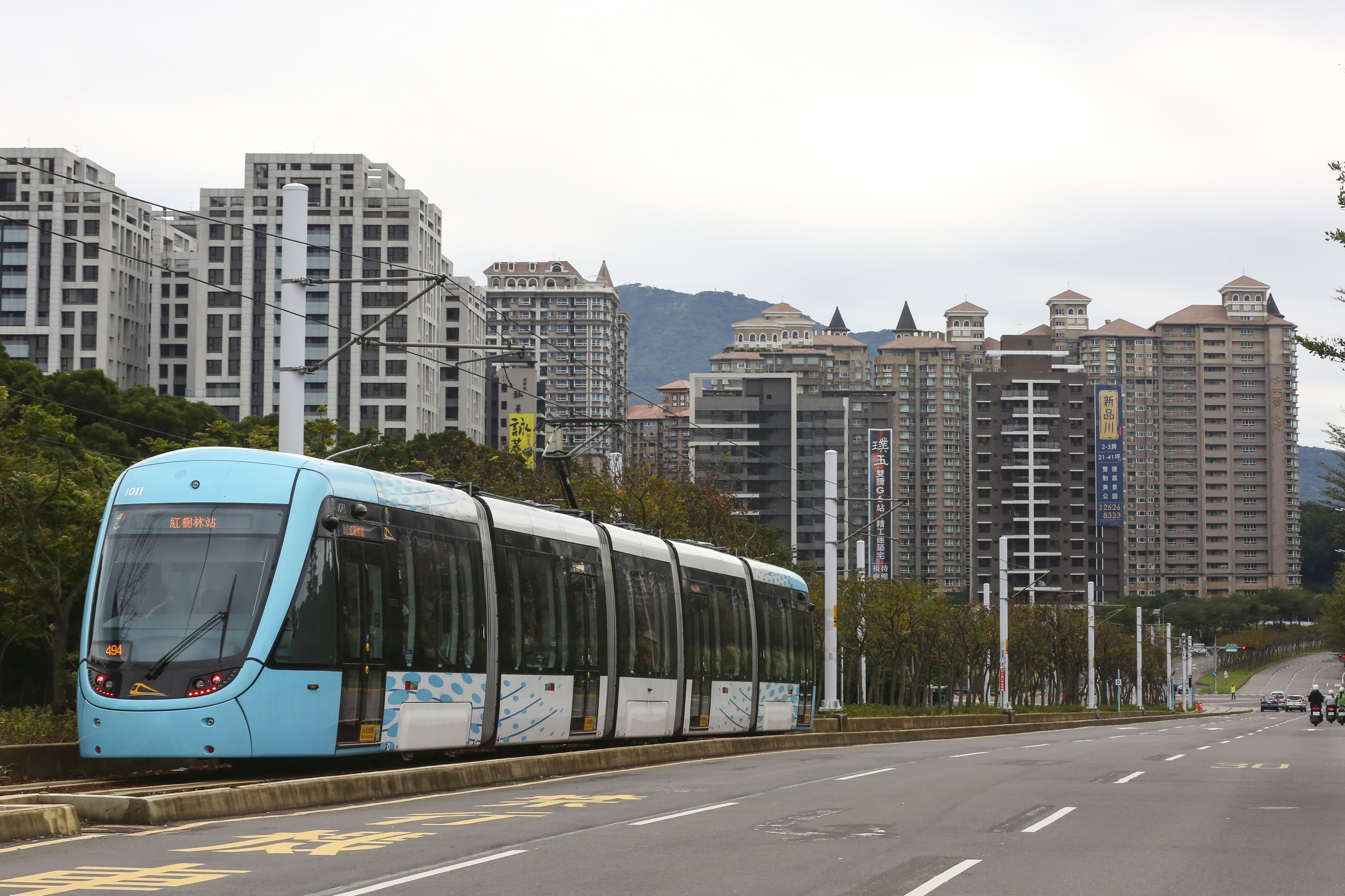 新北市淡海輕軌通車後，對該區交通改善性不高，因此民眾購屋前須多評估周遭機能。