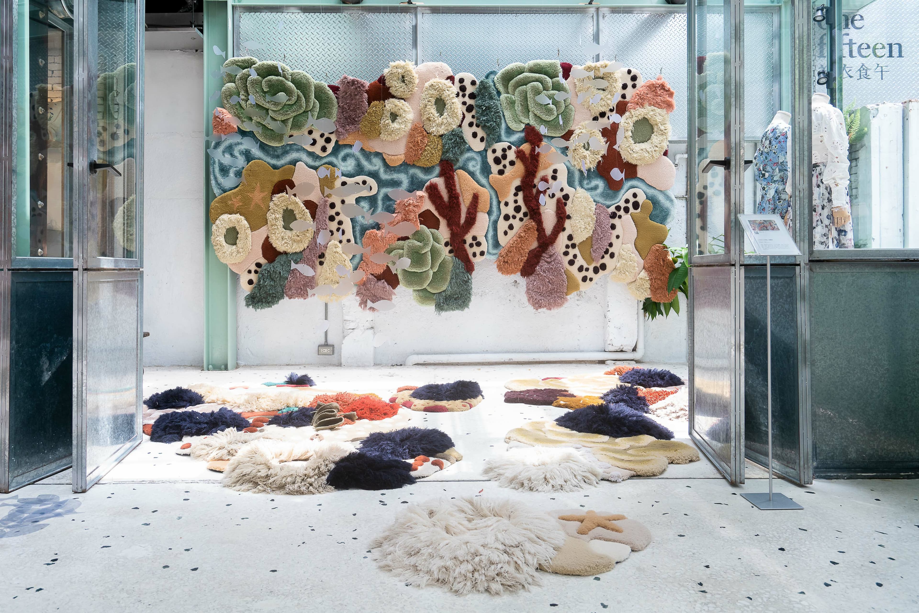 Vanessa Barragão的作品「活珊瑚」，現正在初衣食午展出中。（初衣食午提供）
