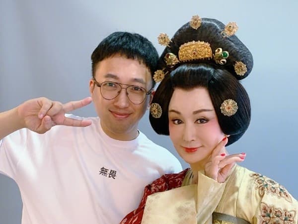 潘迎紫剛拍完于正的新戲《大唐女兒行》。（翻攝自「于正1978｣微博）