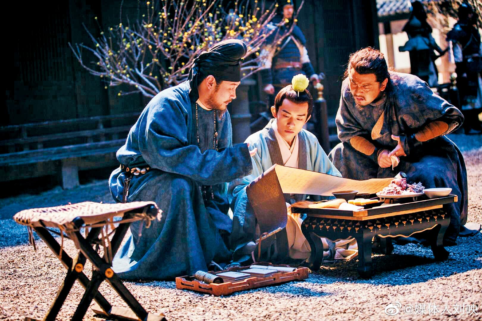 雷佳音（右起）和易烊千璽、趙魏合作的《長安十二時辰》，是今年中國大陸評分最高的古裝網劇。