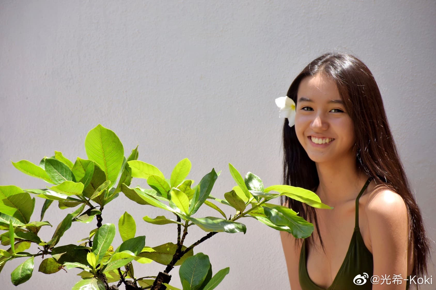 網友紛稱讚木村光希笑容很甜。（翻攝木村光希微博）
