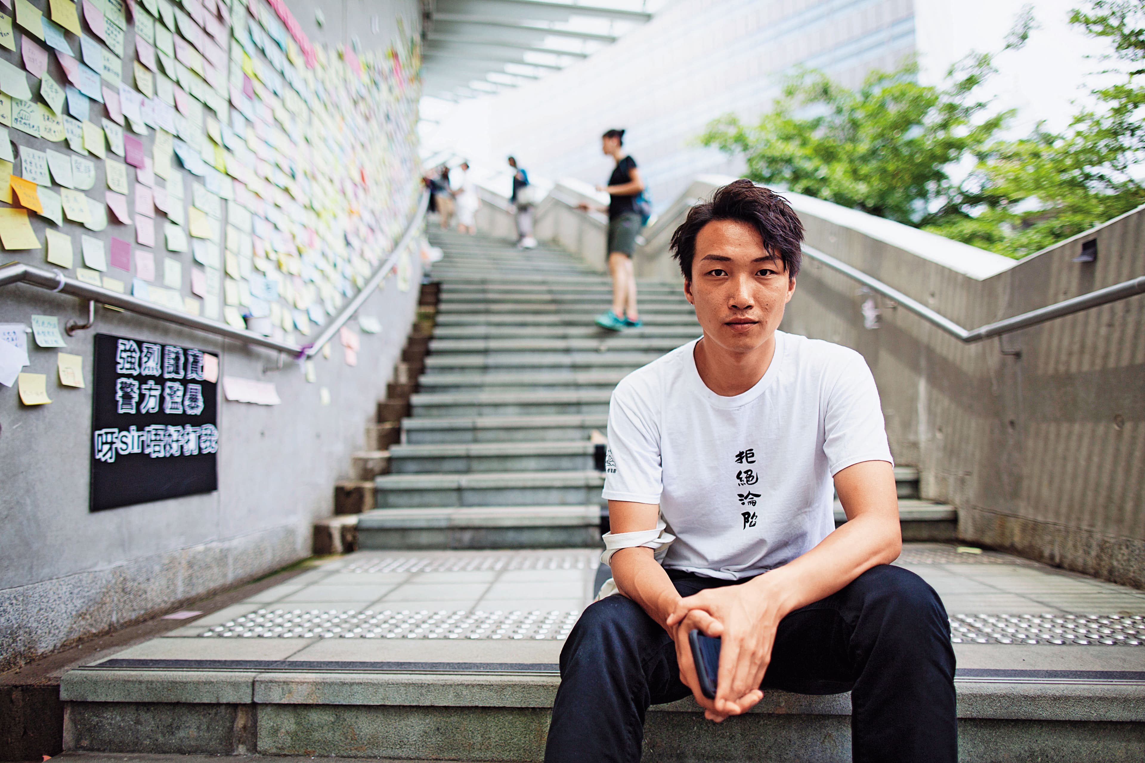 民陣召集人岑子杰。