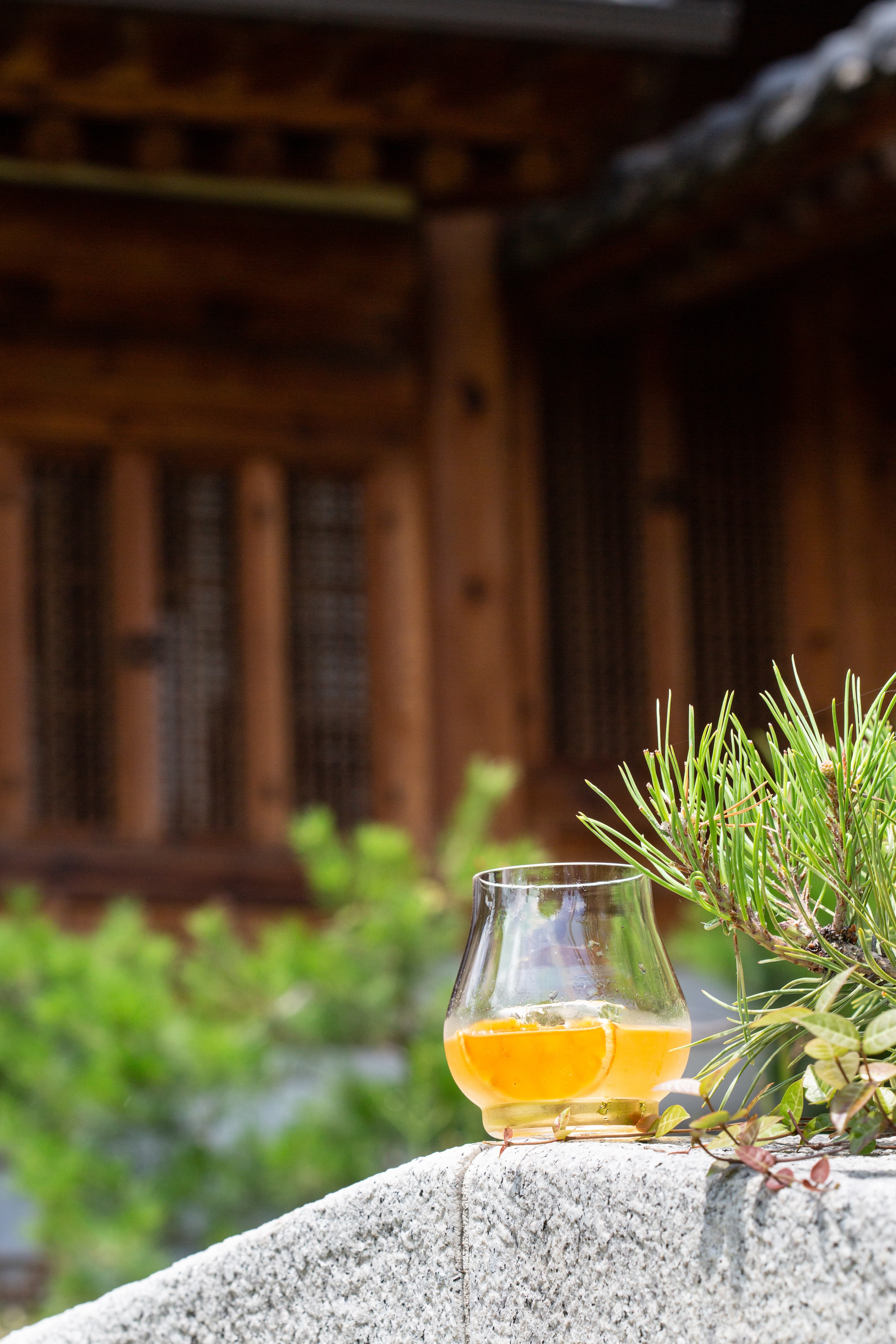 午宴前以清爽橙味的迎賓調酒潤喉。