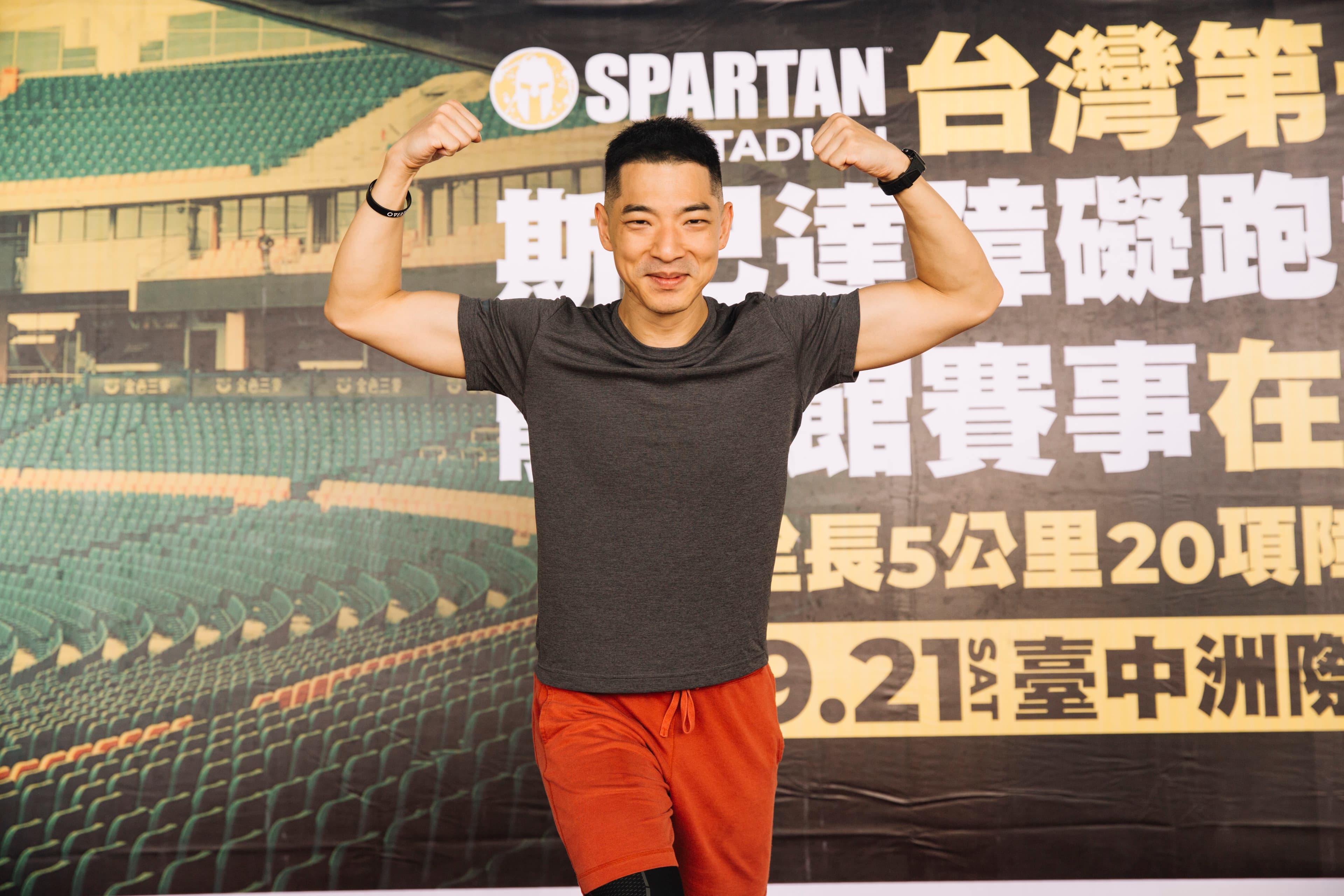 擔任活動大使的王大文，每周健身3至4次，體脂僅14，目標是練出六塊腹肌。（寬魚國際、寬寬提供）
