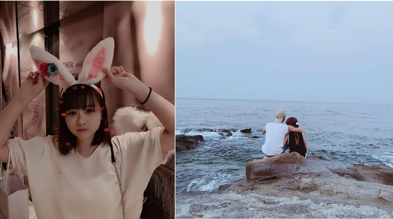 台灣網友神出日本海邊比基尼正妹的IG，發現她已名花有主。（翻攝自IG:yrvsev）