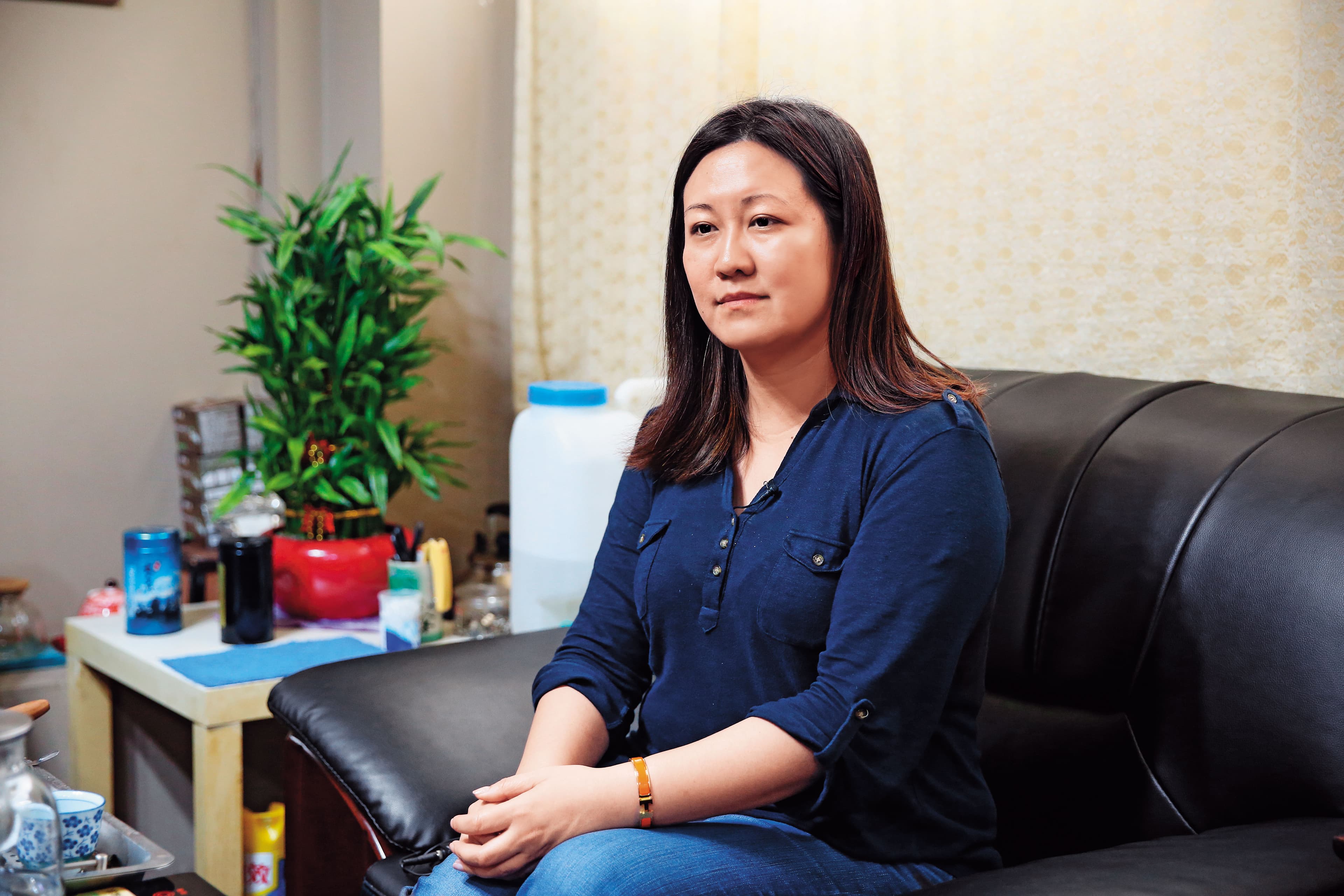 阮仲炯的女兒阮馨嬅（圖）質疑工程瑕疵，竟遭解除管理部主任的職位。