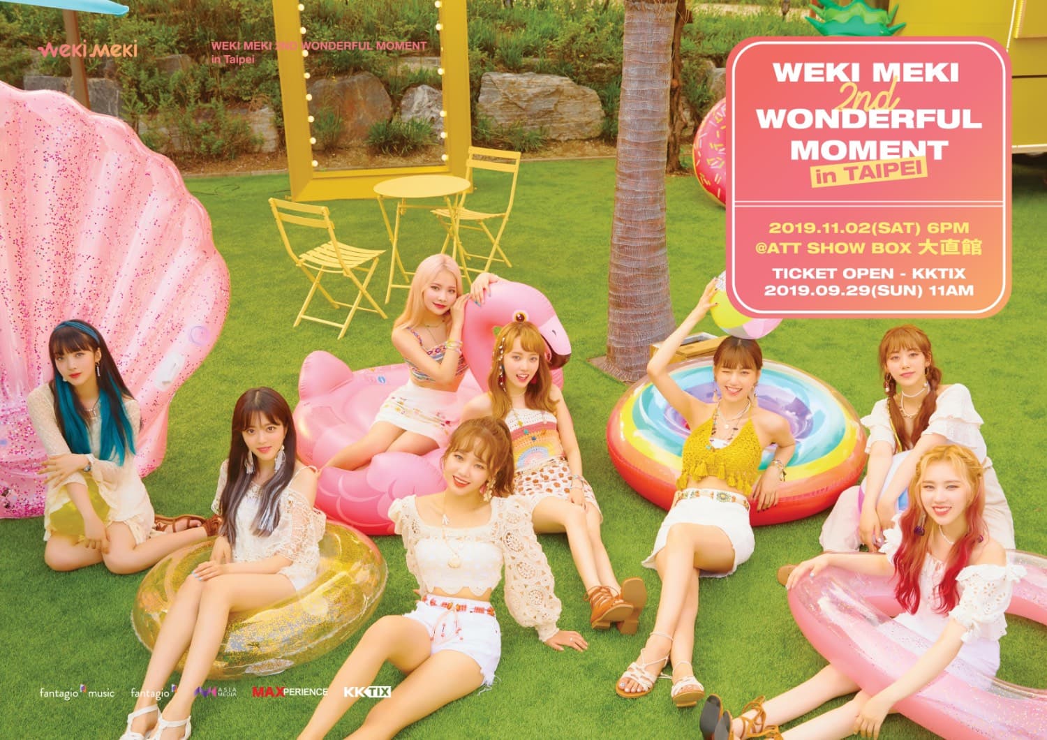 Weki Meki即將於11月2日在大直ATT SHOWBOX舉辦第二次粉絲見面會。（亞士傳媒提供）