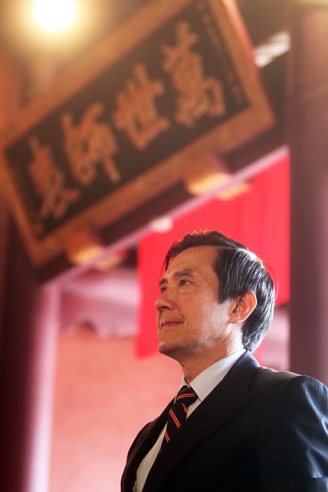 馬英九稱讚中國重視儒學是「改邪歸正」。（翻攝馬英九臉書）