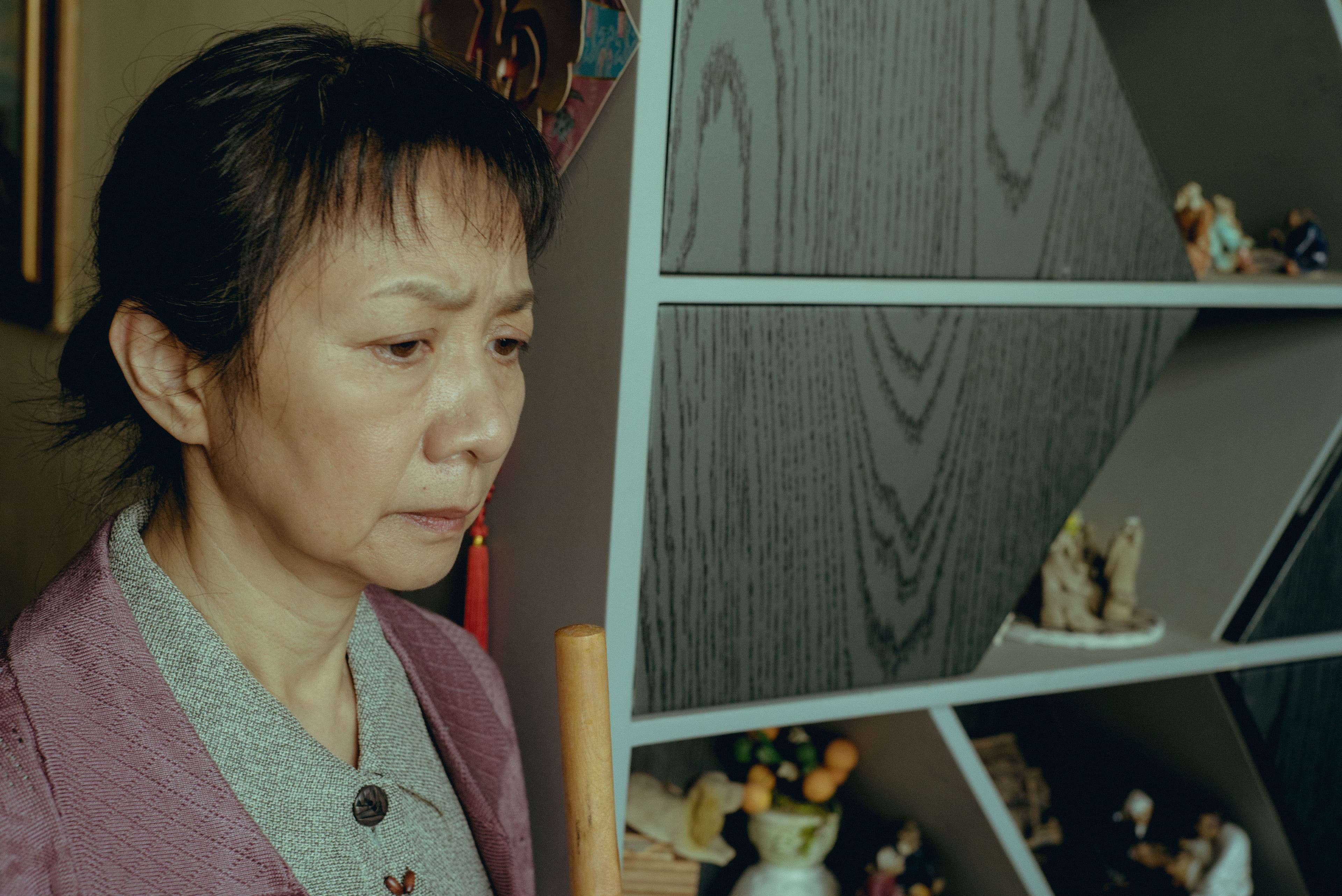 區嘉雯在《叔．叔》詮釋嫁給同志的妻子。（金馬獎執委會提供）