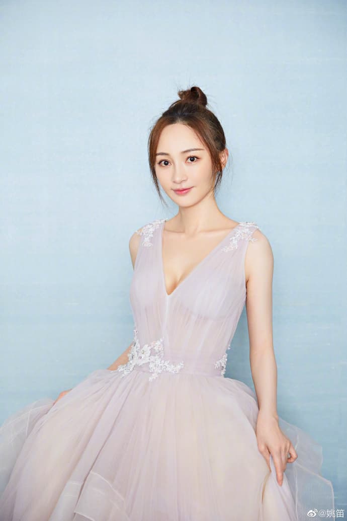 姚笛和已婚文章的婚外情曝光後，神隱多時，之後再度現身時爆瘦一圈。（翻攝自姚笛微博）
