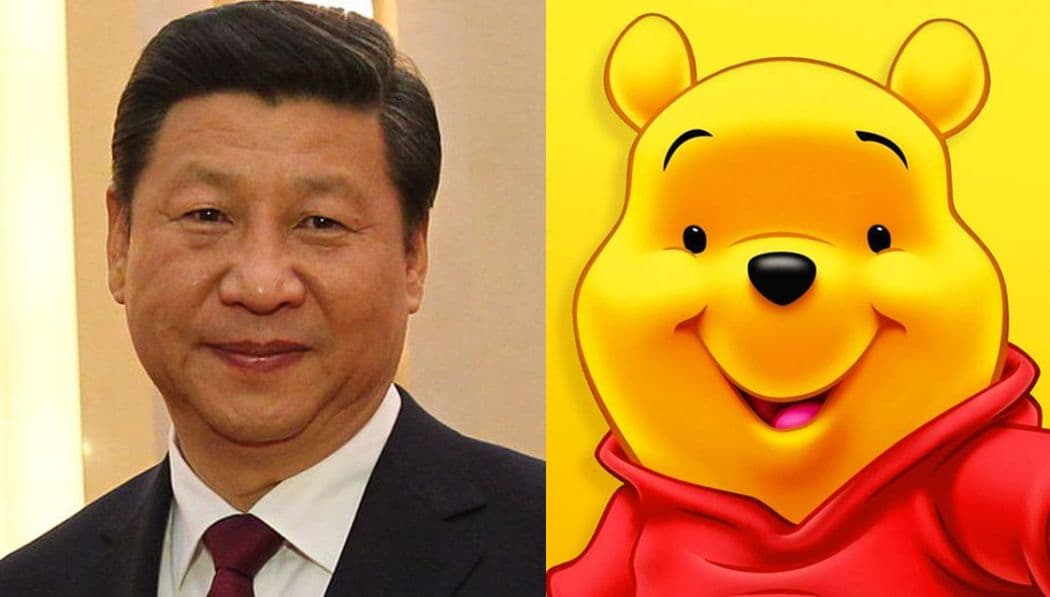 賀吉布所屬的海盜黨在臉書上貼出一張中國國家主席習近平與小熊維尼對比圖，嘲諷意味十足。（翻攝自Česká pirátská strana臉書）