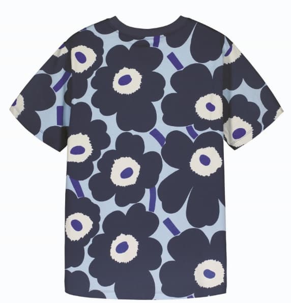 Unikko藍色印花T-shirt，NT$4,590。（永三提供）
