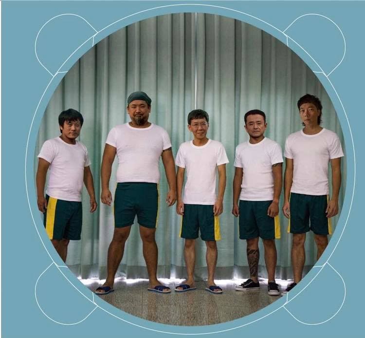 生祥樂隊搞笑扮演巫建和在獄中的「同學」。（甲上提供）