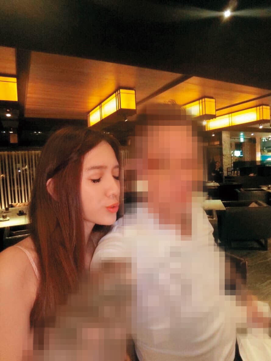 讀者提供照片爆料翁子涵的異性緣極佳，在結交馬來西亞富商之間，還有一名重疊到的「前男友」。