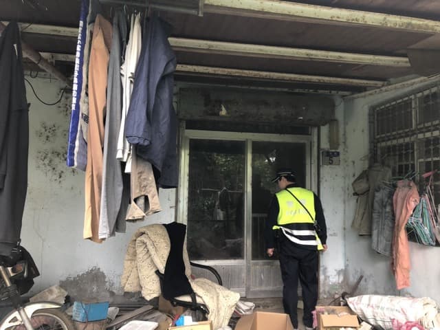 日籍老翁滯留台灣36年，居住在富里好心人的家中。（警方提供）