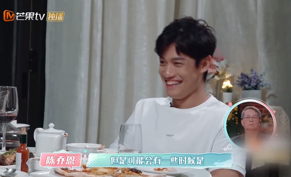 陳喬恩與馬來西亞富二代Alan交往。（翻攝自女兒們的戀愛微博）