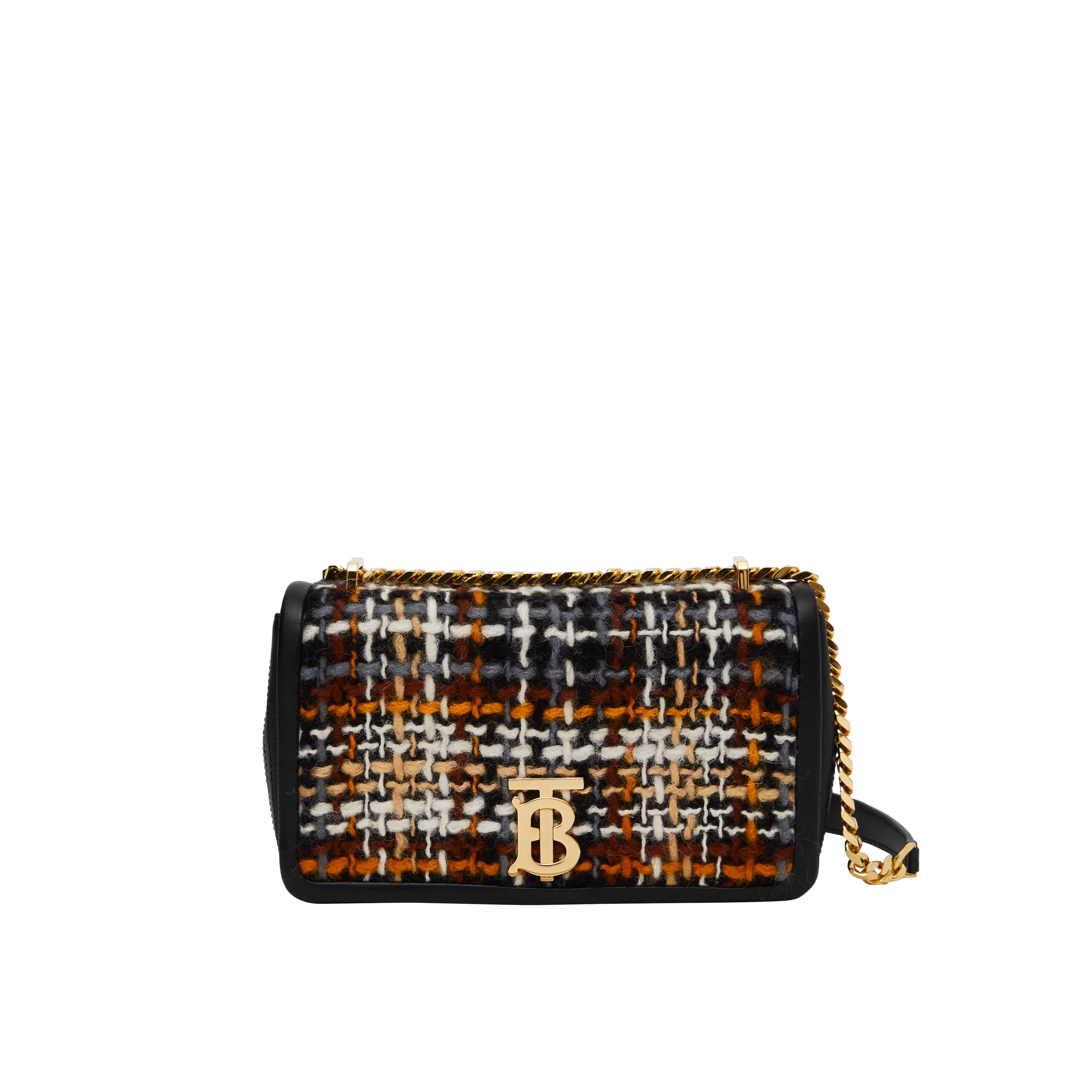 小型軟呢和羔羊皮Lola 包。NT$59,000（BURBERRY提供）