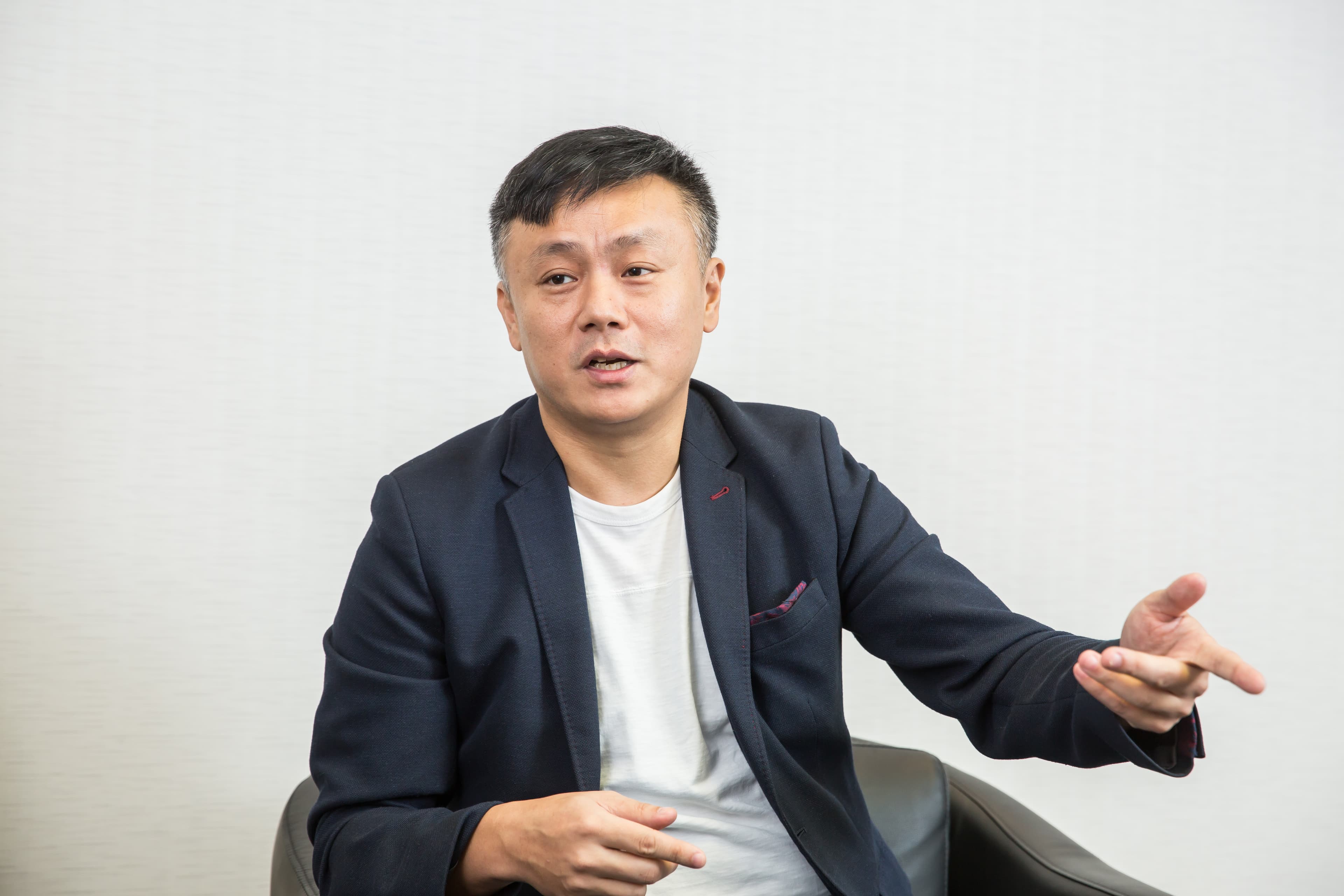 能率管理顧問董事長董俊毅看好運動品牌結合時尚未來的發展。