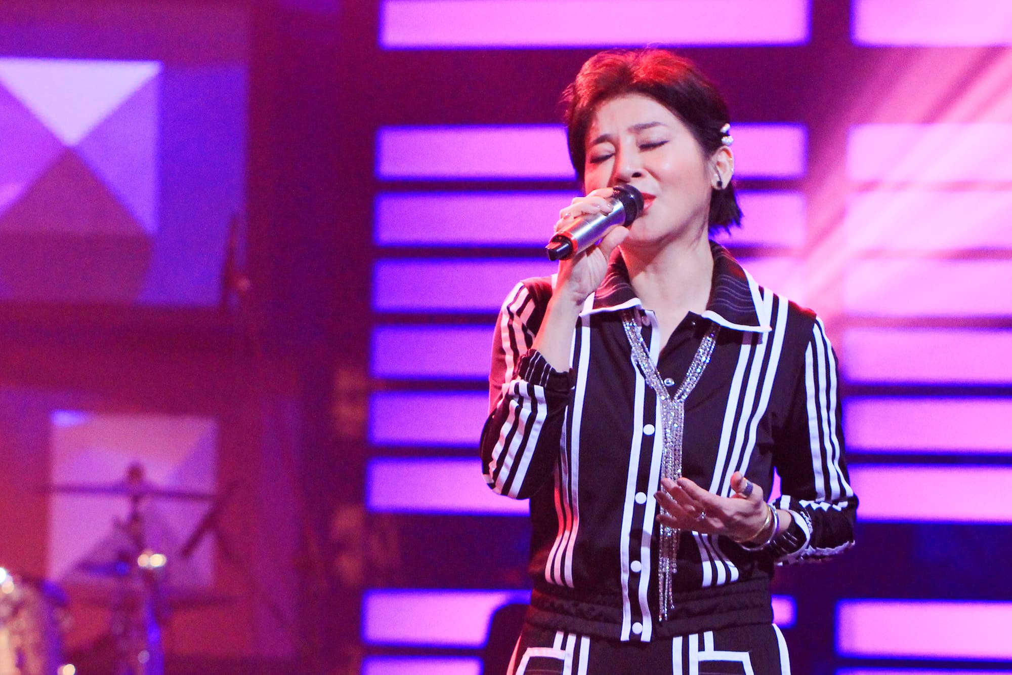 王彩樺在節目中透露自己一直最想演的角色是瘋子。（公視提供）