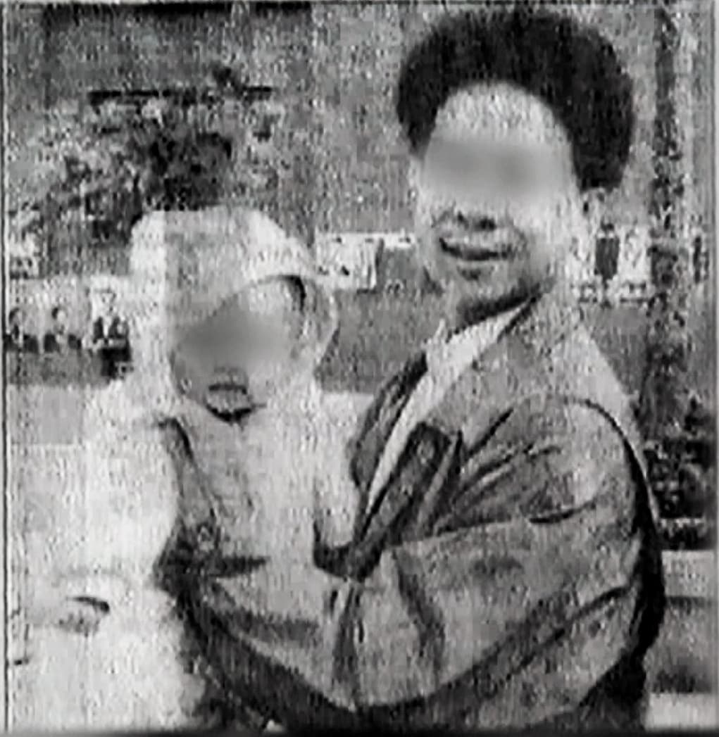 廖正中（右）為了跟女兒（左）「永不分離」，竟殺害女兒、共赴黃泉。（翻攝畫面）