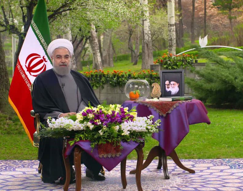 伊朗總統羅哈尼（Hassan Rouhani）對烏克蘭航空遭誤擊事件，表達哀悼，並承諾會繼續調查此事。（翻攝自Hassan Rouhani推特）