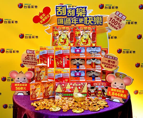 台彩將於1月16日推出6款刮刮樂新品。（翻攝自台彩官網）