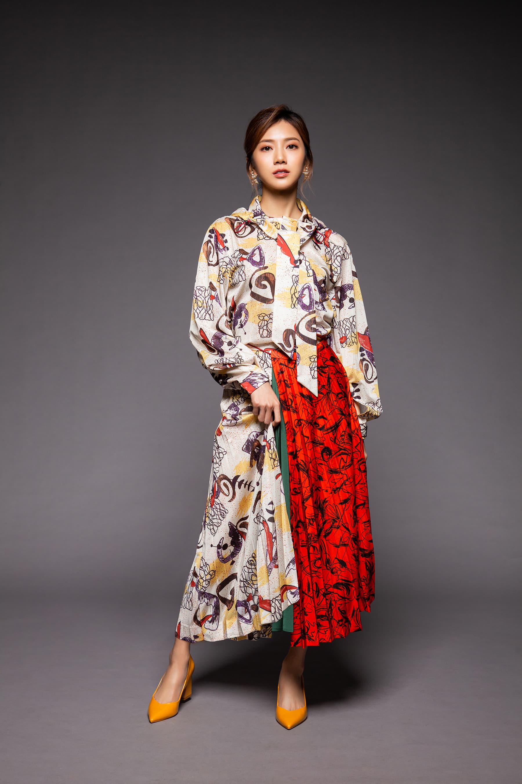 豆花妹蔡黃汝宣告加入新東家，成為曾沛慈的師妹。（繁星浩月提供）