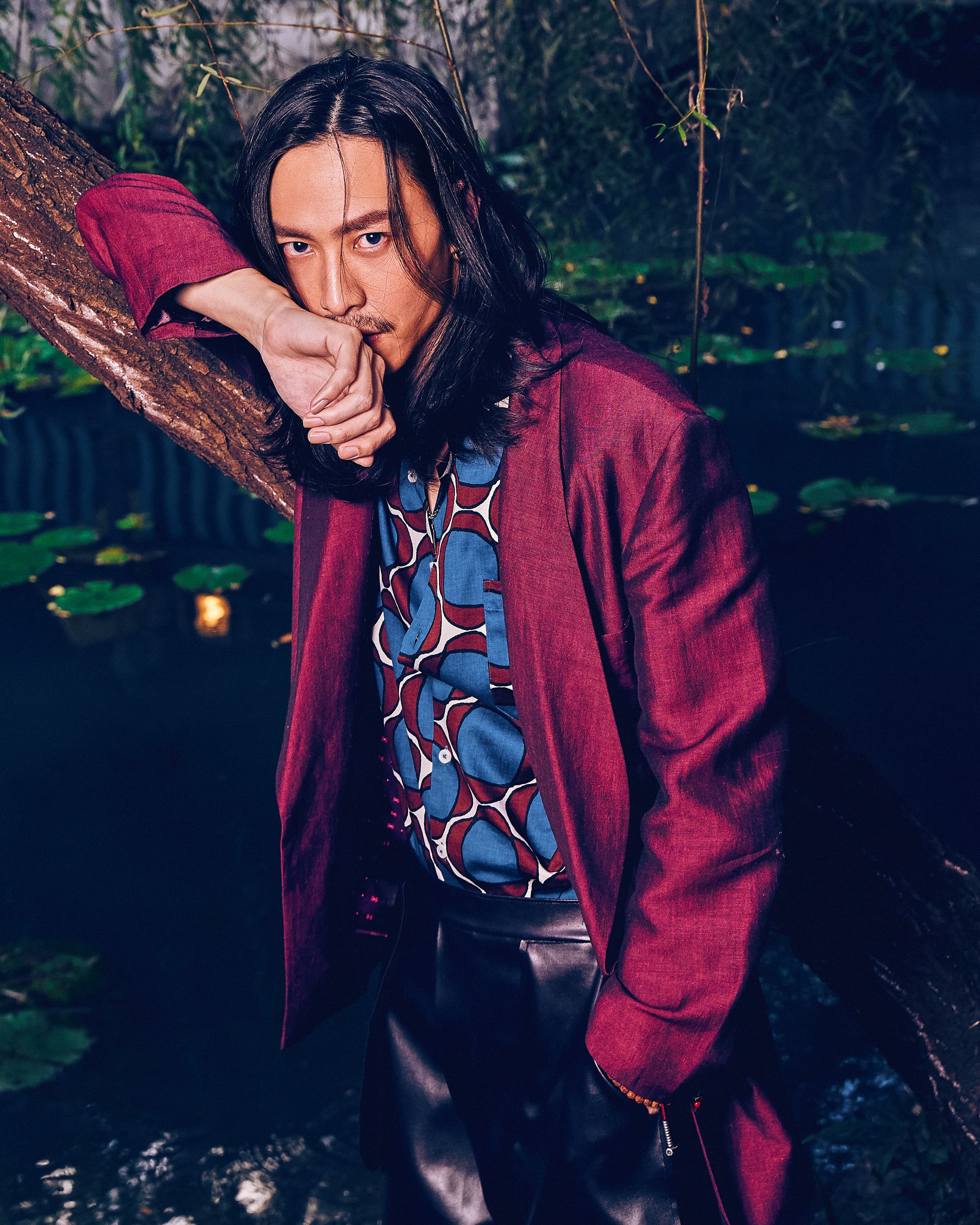  田士廣笑說《彼岸之嫁》可以滿足想要一睹陰間風光的好奇心。（Netflix提供）
