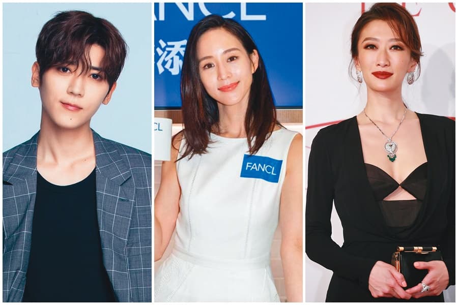 左起畢書盡、張鈞甯與謝婷婷。