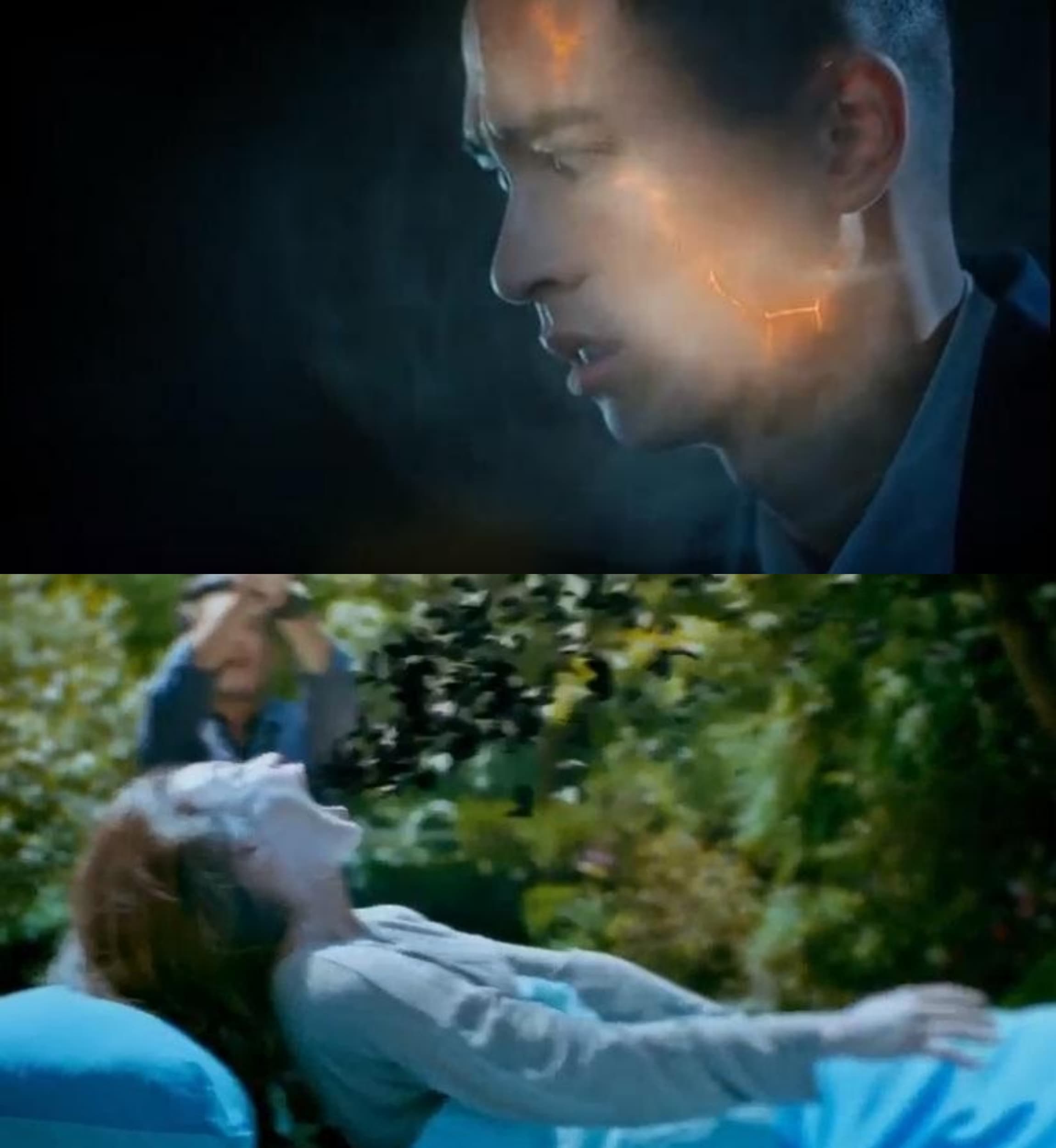 石知田在預告中身體出現奇異現象，劇中也運用大量電腦特效。（世界柔軟提供）