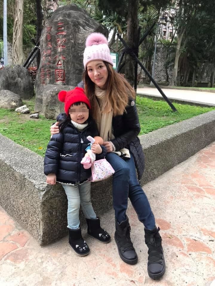 劉真升格人母後性情大變，常擔心自己生病將疾病傳染給女兒。（翻攝自劉真臉書）