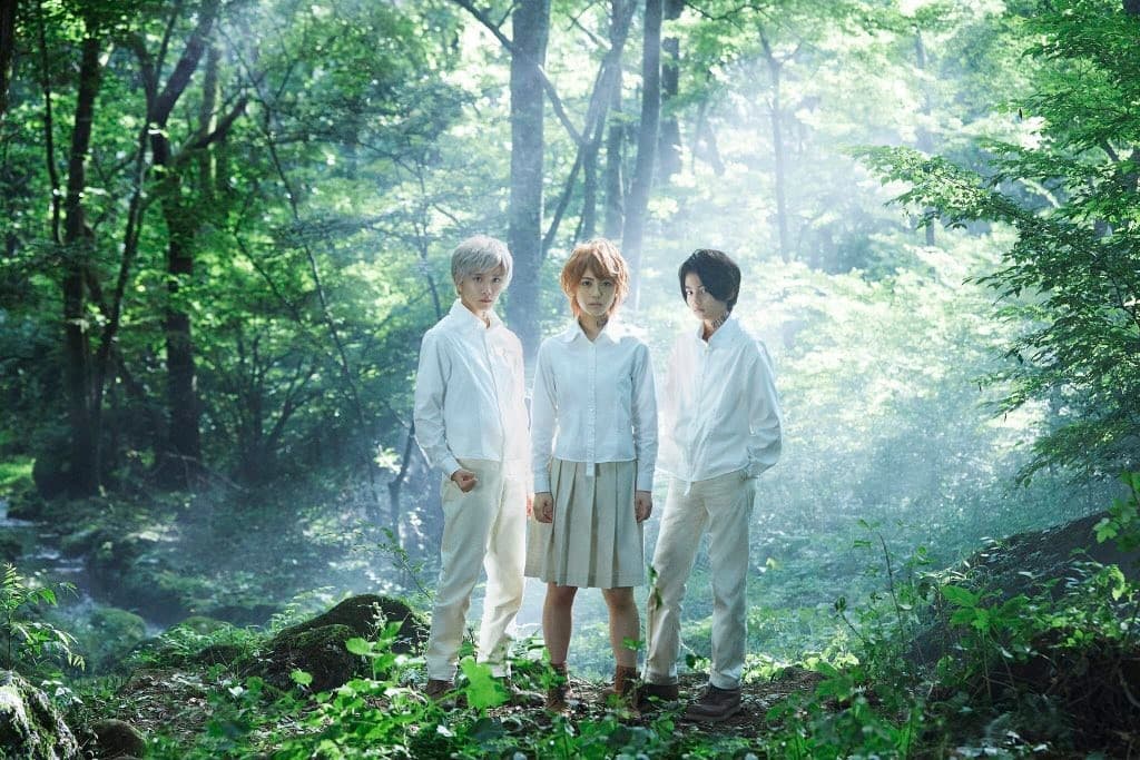 由《狂賭之淵》真人版演員濱邊美波（19 歲）飾演艾瑪、《小偷家族》城檜吏（13 歲）飾演雷、《假面騎士 Zi-O》板垣李光人（18 歲）飾演諾曼。