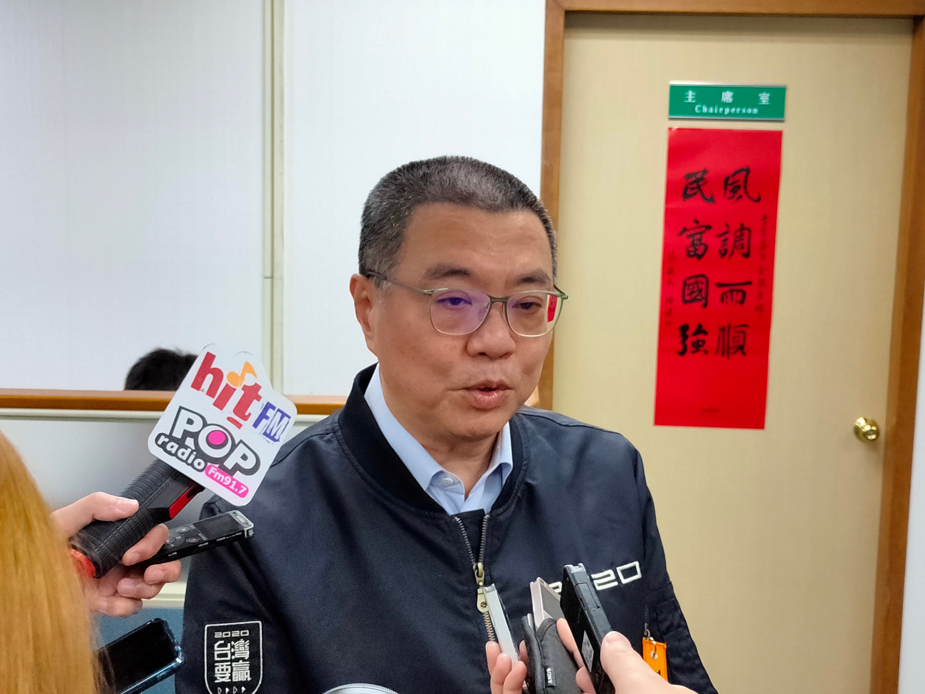 民進黨主席卓榮泰今接受媒體訪問。