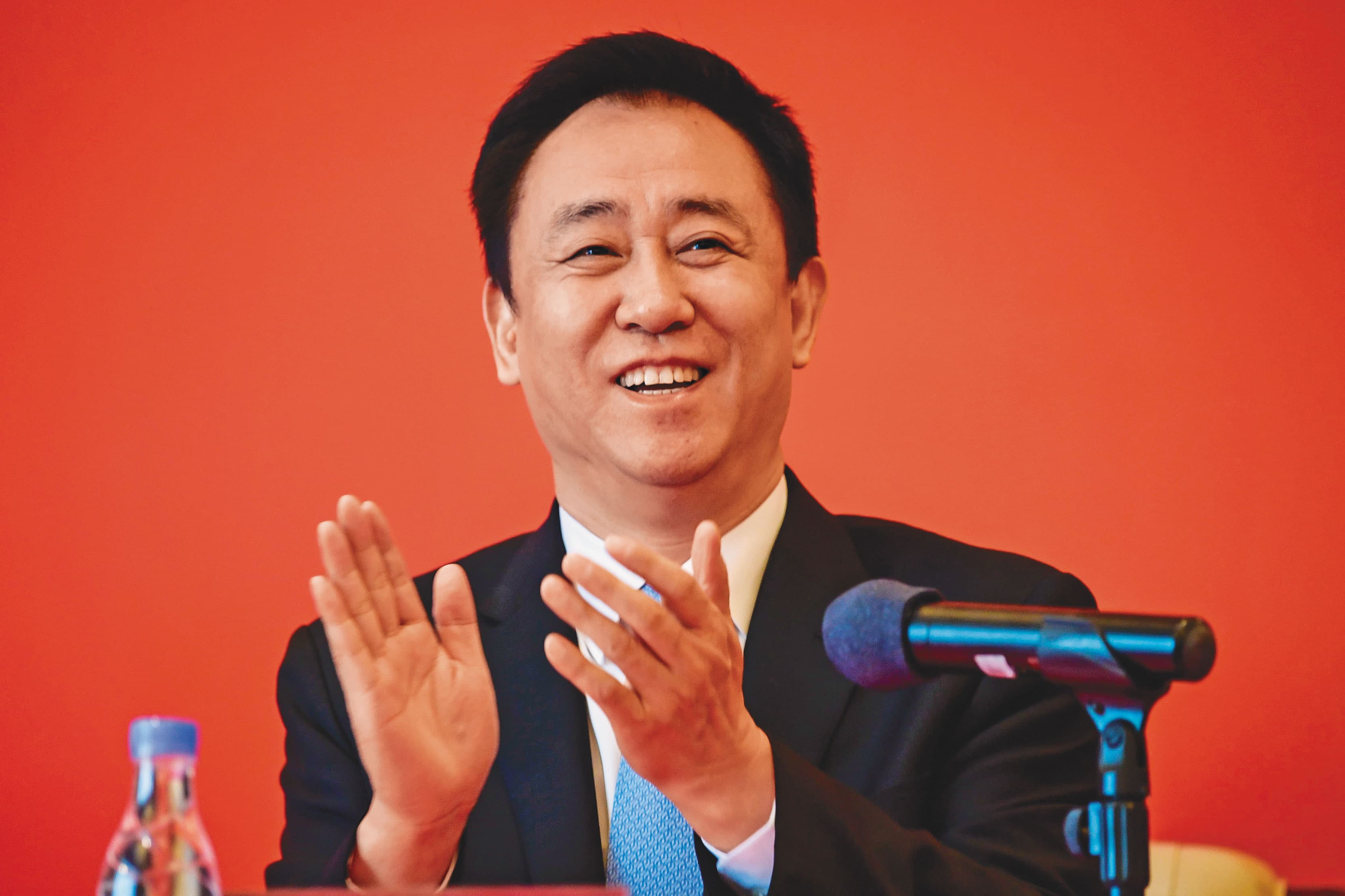 恆大老闆許家印個性敢衝，也讓恆大負債比高達8成。（東方IC）