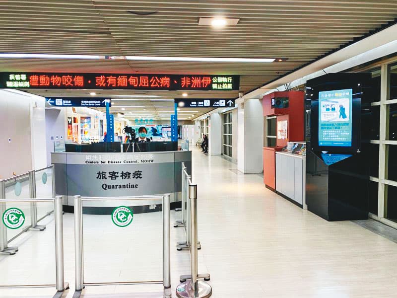 台灣早在去年12月31日就宣布登機檢疫,當時即已認定可能人傳人。(疾管署提供)