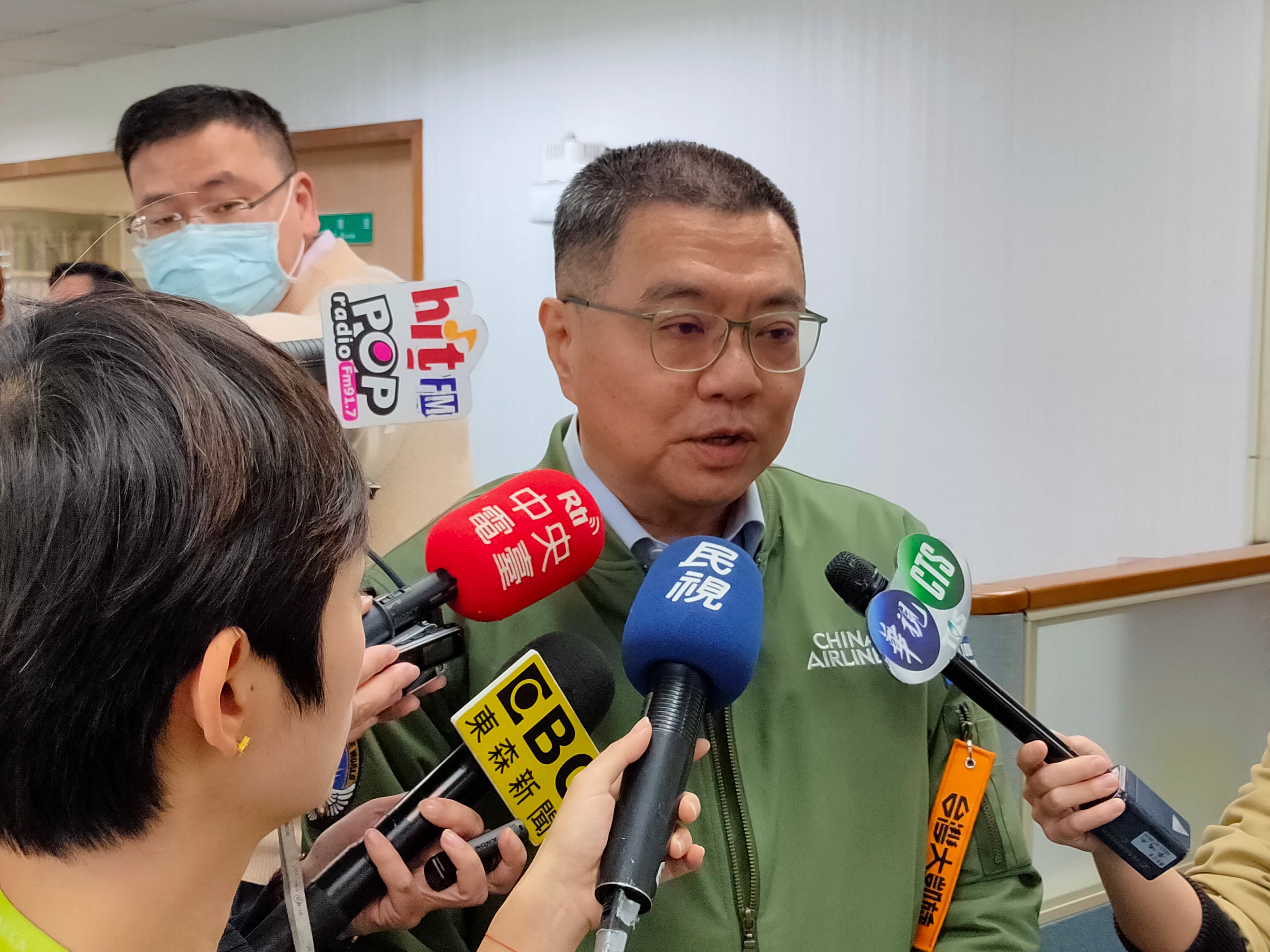 民進黨主席卓榮泰接受媒體訪問。