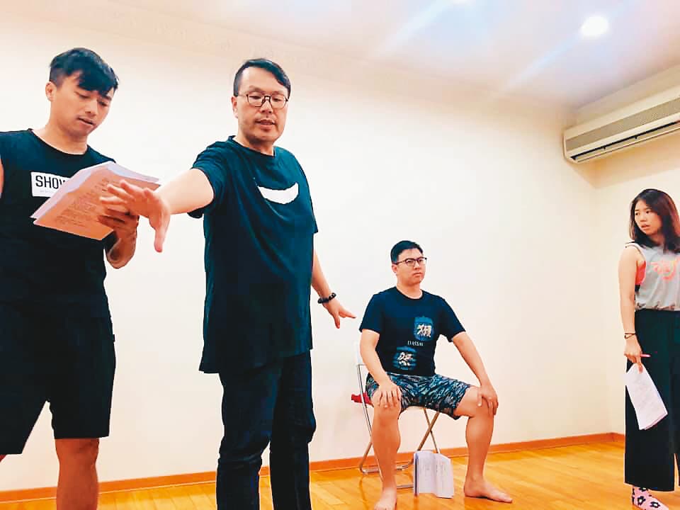 為求表演元素自然，《英雄的英雄》動畫製作前先由演員排練，經動態捕捉後再修改分鏡。（童年漫畫提供）